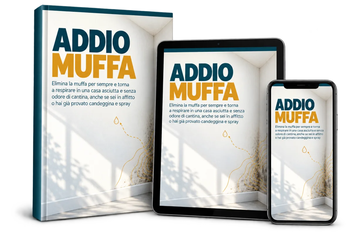 La guida Addio Muffa in PDF, su libro, tablet e telefono